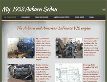 Tablet Screenshot of 1932auburnsedan.com
